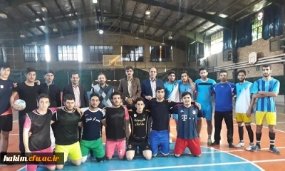 برگزاری مسابقات فوتسال به مناسبت گرامیداشت هفته تربیت بدنی