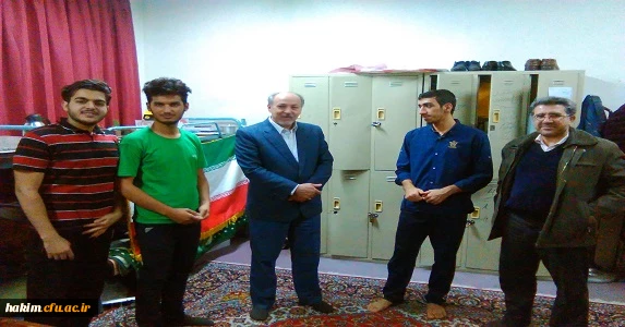 بازدید جناب آقای دکتر صالحی از سراهای دانشجویی پردیس حکیم فردوسی البرز
 2