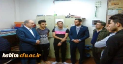 بازدید جناب آقای دکتر صالحی از سراهای دانشجویی پردیس حکیم فردوسی البرز
 3