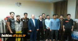 بازدید جناب آقای دکتر صالحی از سراهای دانشجویی پردیس حکیم فردوسی البرز
 5