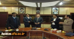 مراسم تکریم و معارفه معاون توسعه منابع و امور دانشجویی پردیس حکیم فردوسی البرز  2