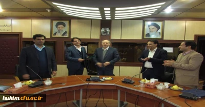 مراسم تکریم و معارفه معاون توسعه منابع و امور دانشجویی پردیس حکیم فردوسی البرز