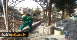 درختکاری، گل کاری وزیباسازی فضای سبز پردیس 2