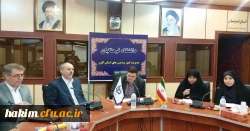 حضور صمیمی دکتر خنیفر سرپرست محترم دانشگاه فرهنگیان در پردیس حکیم فردوسی البرز 7