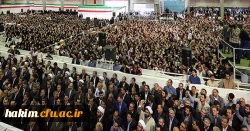 دیدار اساتید،کارکنان و دانشجومعلمان پردیس حکیم فردوسی با رهبر معظم انقلاب اسلامی 4