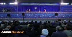 دیدار اساتید،کارکنان و دانشجومعلمان پردیس حکیم فردوسی با رهبر معظم انقلاب اسلامی 5