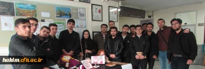 برگزارس مراسم سوگواری مدرسه اسوه حسنه سیستان در پردیس حکیم فردوسی