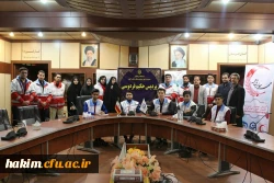 کانون هلال احمر پردیس حکیم فردوسی با هلال احمرشهرستان فردیس تفاهم نامه امضاء کرد
 2