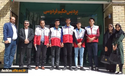 کمک های مردمی پردیس حکیم فردوسی به سیل زدگان به هلال احمر تحویل گردید