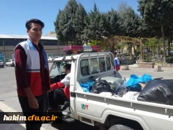 کمک های مردمی پردیس حکیم فردوسی به سیل زدگان به هلال احمر تحویل گردید                  

 2