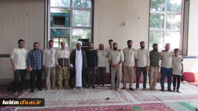 حضور مسئولان دانشگاه فرهنگیان استان البرز در جمع اردوی جهادی دانشجو معلمان بسیجی پردیس حکیم فردوسی