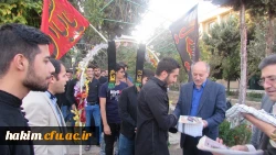 مراسم بدرقه دانشجویان پردیس حکیم فردوسی البرزجهت شرکت در