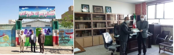 تقدیر از معلمان راهنمای کارورزی به مناسبت بزرگداشت هقته معلم
 2