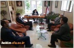 برگزاری جلسه  واگذاری زمین دانشگاه فرهنگیان در استانداری 2