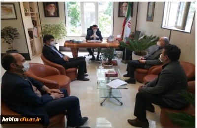 برگزاری جلسه  واگذاری زمین دانشگاه فرهنگیان در استانداری