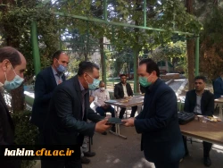 مراسم تجلیل از رزمندگان و خانوادهای معظم شهدای پردیس،  و رونمایی از کتاب 