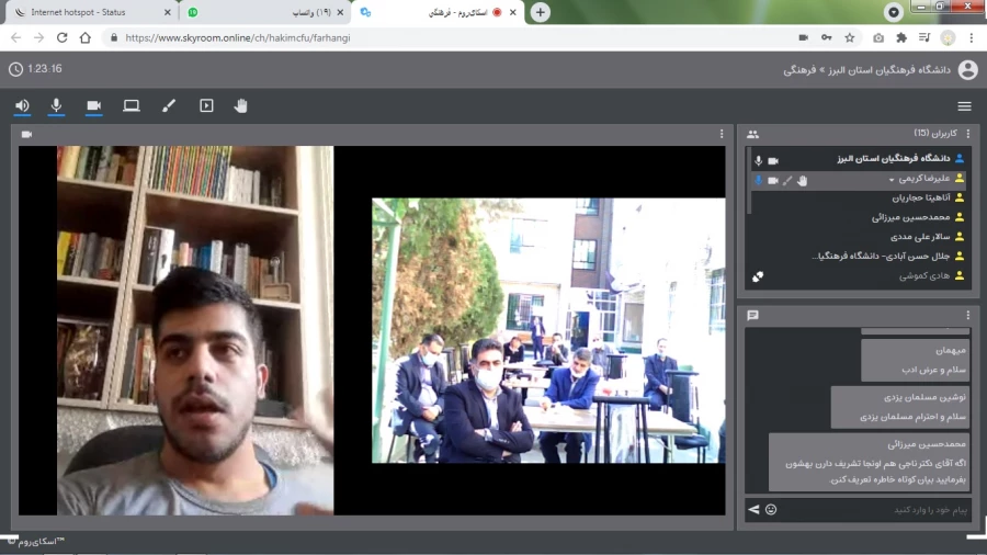 مراسم تجلیل از رزمندگان و خانوادهای معظم شهدای پردیس،  و رونمایی از کتاب "مقر گردویی" نوشته دانشجومعلم پردیس علیرضا کریمی  13